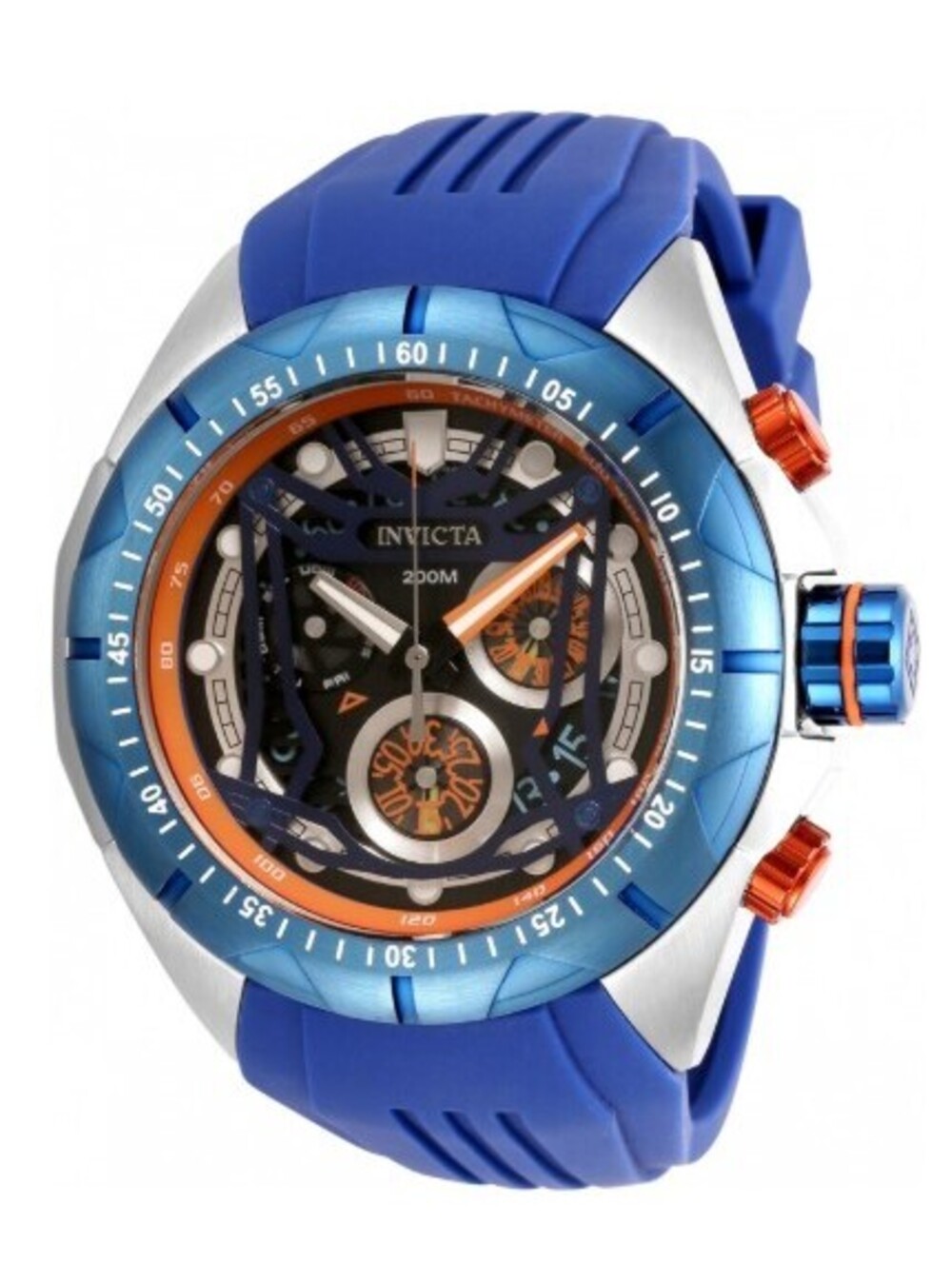 Invicta Men's 32206 Hydromax Blue Silicone Watch, 54mm (32206)